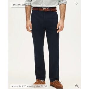 J. Crew Broken-In Straight Fit Chino Newport Navy NWT size 34/32